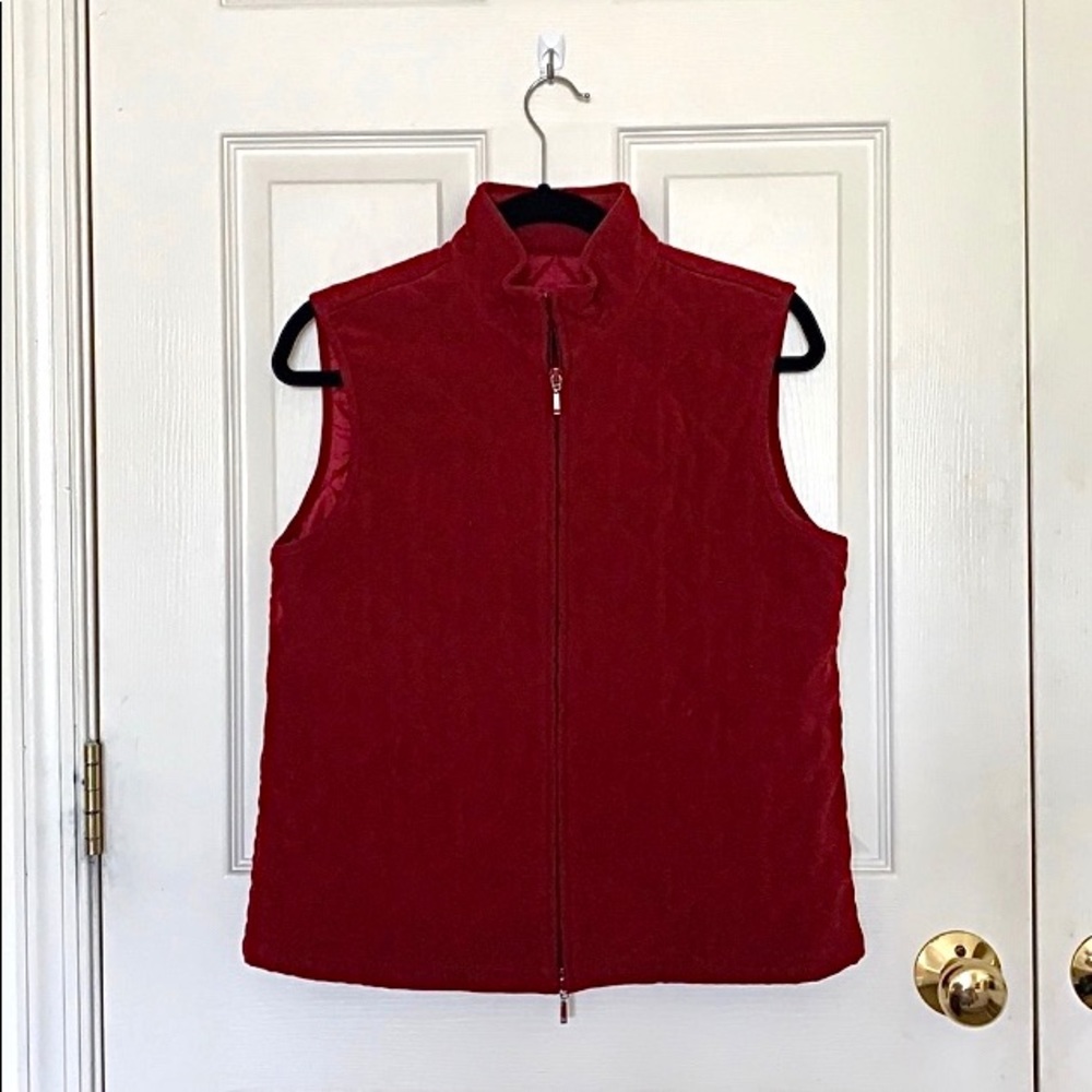 Velvet Red Sweater Vest